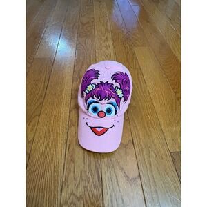 Vintage‎ kids Sesame Place Abby Cadabby Pink Hat Youth Baseball Cap